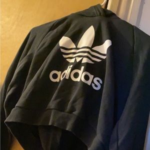 Adidas black hoodie,Size Small,